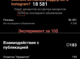 А сколько активных риддерчан в Instagram?