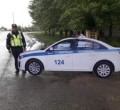 На загородных трассах ВКО появились макеты-муляжи автомобилей патрульной полиции