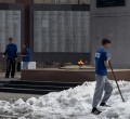 В Риддере приводят в порядок Мемориал героев Великой Отечественной войны