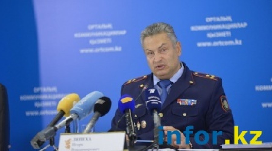 В МВД назвали причины задержаний в городах РК.