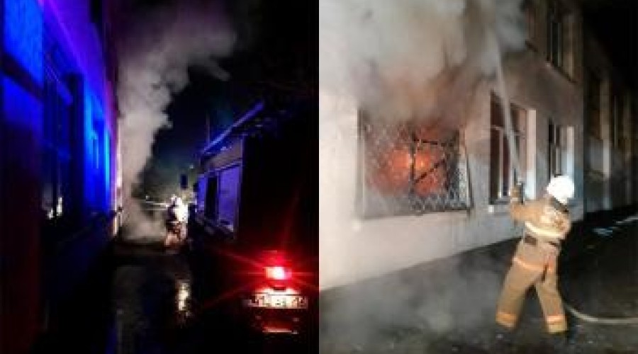 Средняя школа №10 в Риддере горела сегодня утром