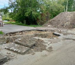 Восстановление дорог после замены тепловых сетей в Риддере отложили на следующий год