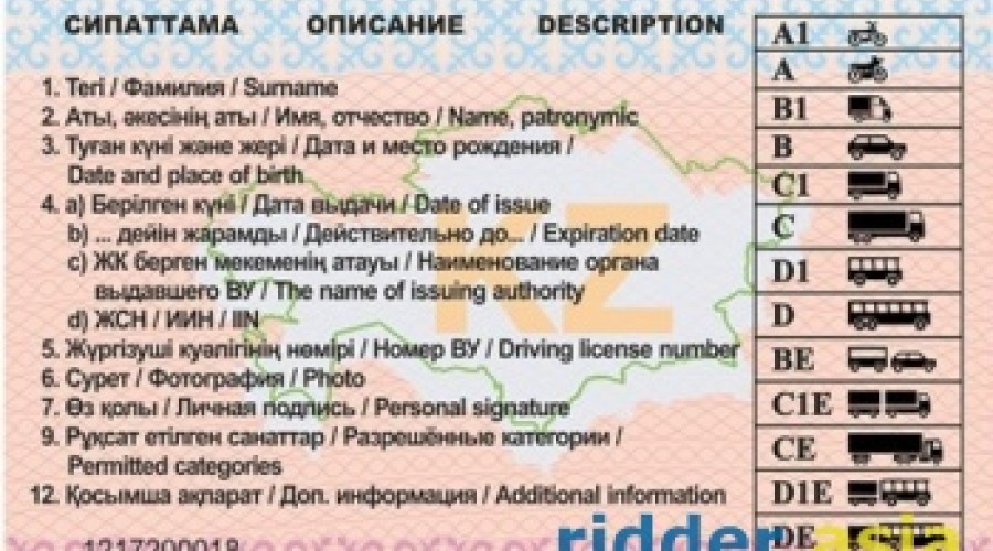 В Казахстане начали выдавать водительские удостоверения нового образца.
