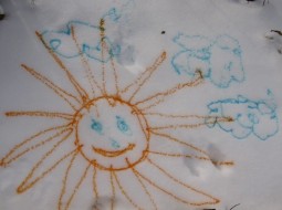 В рамках Дня Гражданской обороны спасатели ДЧС ВКО объявляют конкурс рисунков на снегу