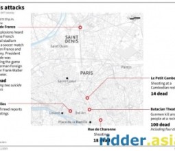 Более 150 человек стали жертвами терактов в Париже: хроника трагедии