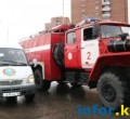 В Восточном Казахстане учили пропускать пожарные автомобили