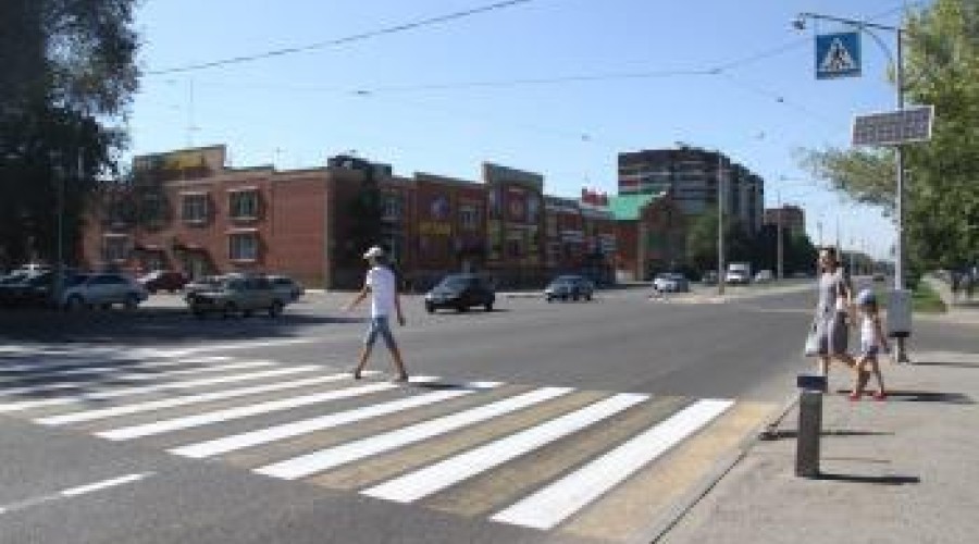 В Усть-Каменогорске изменили правила обозначения пешеходных переходов