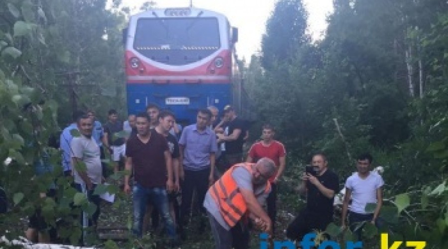 Локомотивная бригада предотвратила крушение пассажирского поезда Астана-Лениногорск.