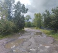 Разбитая проезжая часть на ул. Куйбышева