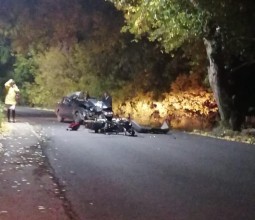 Мотоциклист разбился насмерть в результате ДТП с такси на ГРП в Риддере