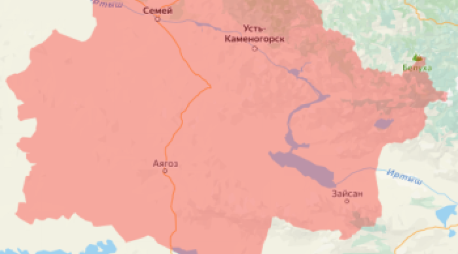 Восточно-Казахстанскую область предложили переименовать в Алтайскую