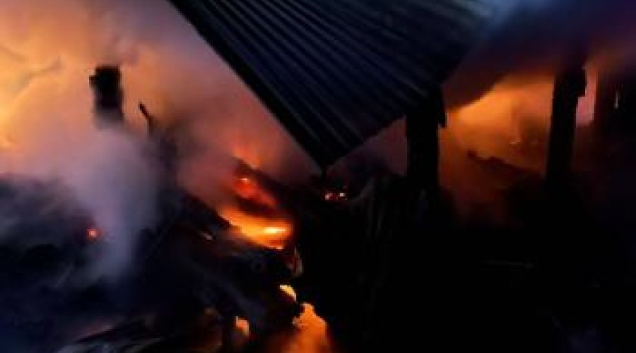 В Риддере при пожаре погиб мужчина