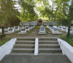 Мемориал умершим от ран бойцам в госпиталях Лениногорска