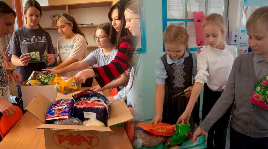 Школьники Риддера и Усть-Каменогорска помогли животным из приютов