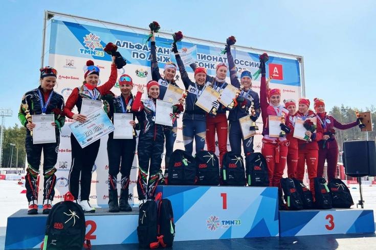 Чемпионат России 2023 по лыжным гонкам, Тюмень: женщины, эстафета